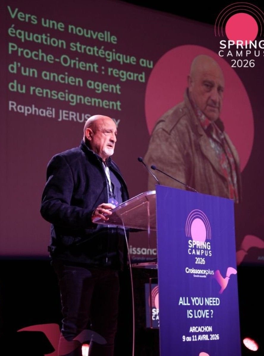 Raphaël Jerusalmy à la tribune — Spring Campus Arcachon 2026